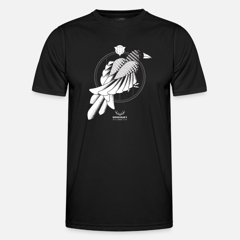 Die Krähe - Männer Funktions-T-Shirt - Schwarz