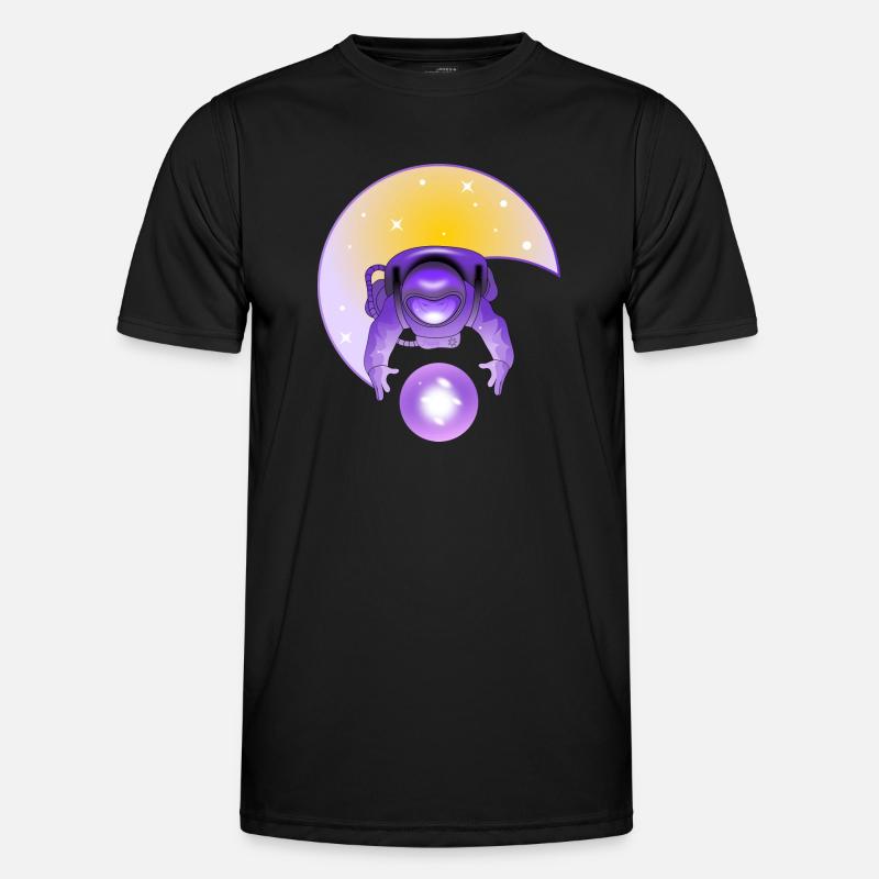 Exploring A New Galaxy - Men's Functional T-Shirt - black