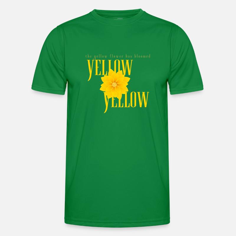 La fleur jaune T-shirt sport Homme