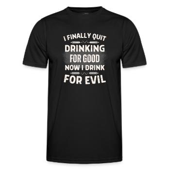 Blague blague en anglais - T-shirt sport Homme - noir - Devant - AI Model Male 178 dark (178cm)