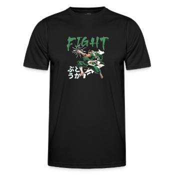 Fight for Your Fate - Martial Artist - Men's Functional T-Shirt - black - Front - AI Model Male 178 dark (178cm)