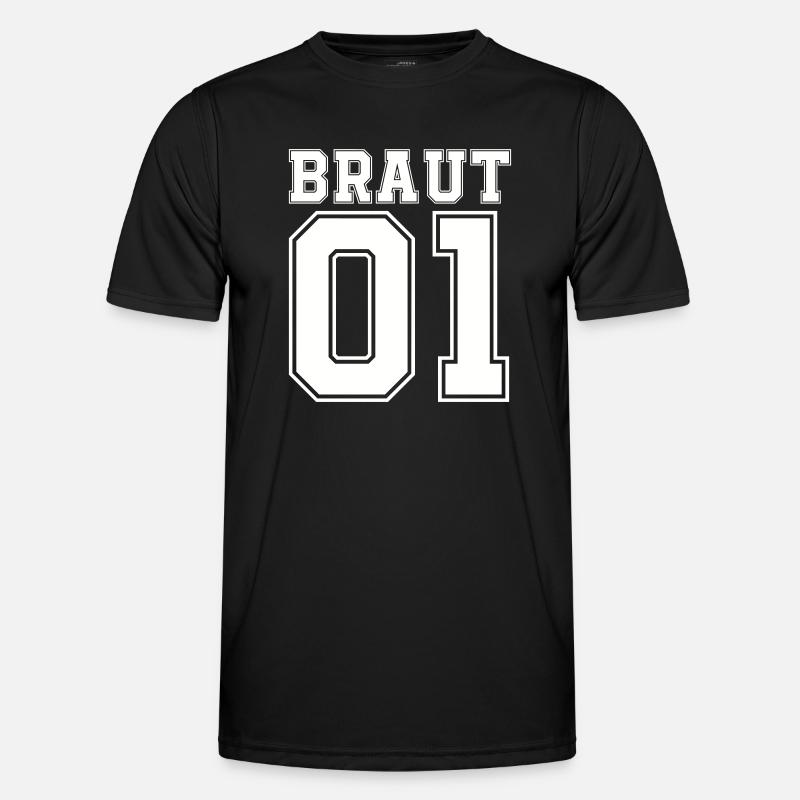 Bride 01 - Men's Functional T-Shirt - black