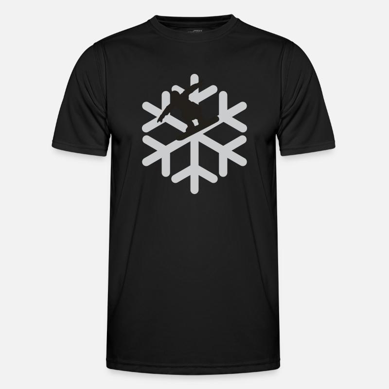 Snowboarder - Men's Functional T-Shirt - black