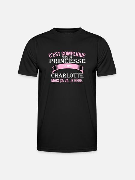 Charlotte - T-shirt sport Homme - noir