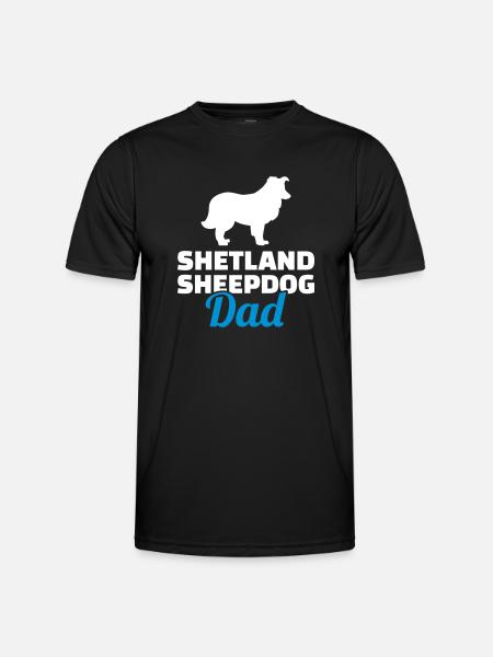 Shetland Sheepdog - Men's Functional T-Shirt - black