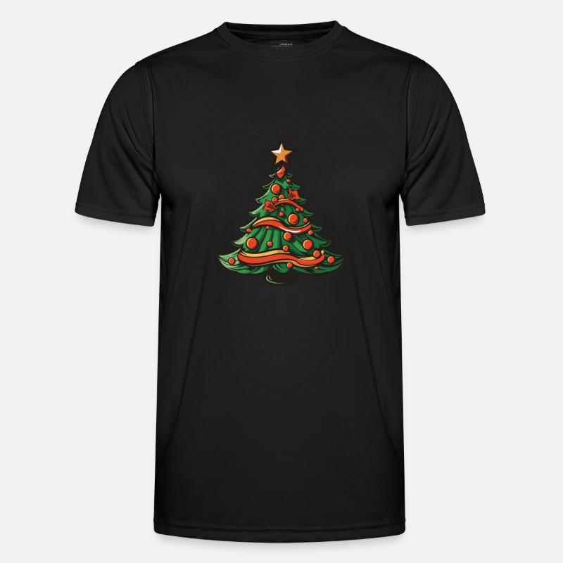 Christmas Tree Men's Functional T-Shirt