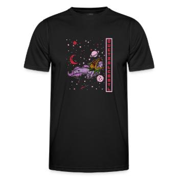 Quetzalcoatl Axolotl Mexique Divinité Aztèque - T-shirt sport Homme - noir - Devant - AI Model Male 178 dark (178cm)