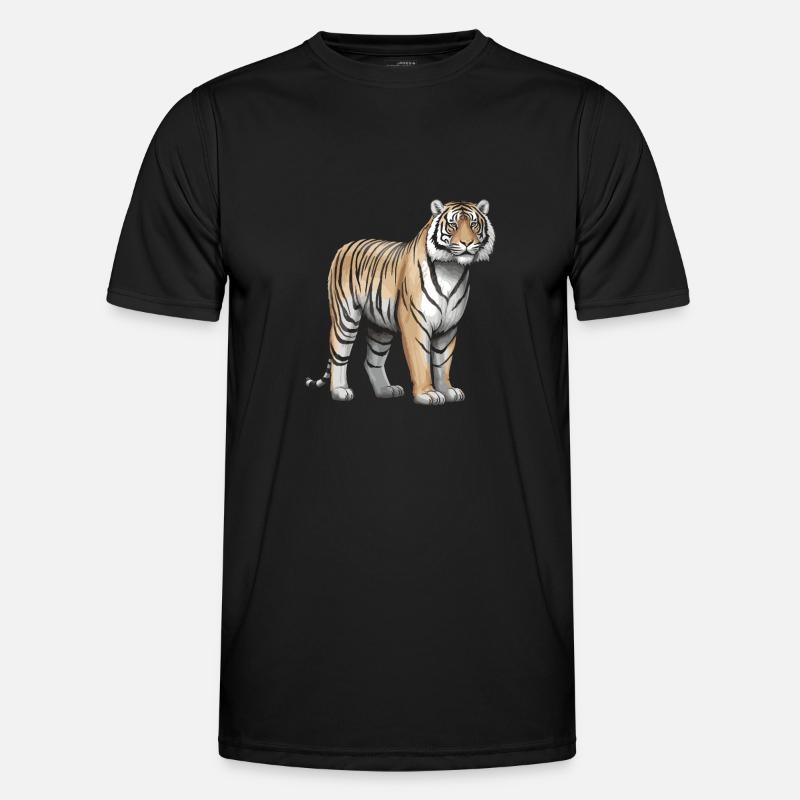 Tiger Tier Männer Funktions-T-Shirt