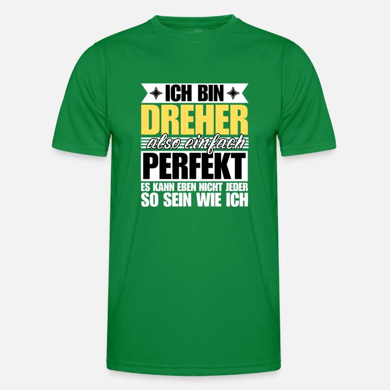 Perfekter Dreher Männer Funktions-T-Shirt