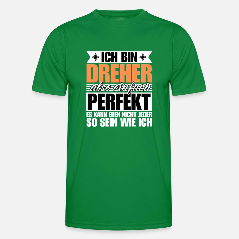 Perfekter Dreher Männer Funktions-T-Shirt