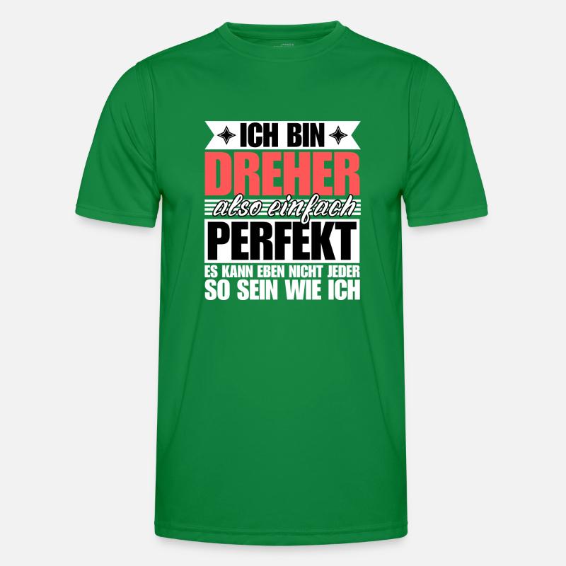 Perfekter Dreher Männer Funktions-T-Shirt