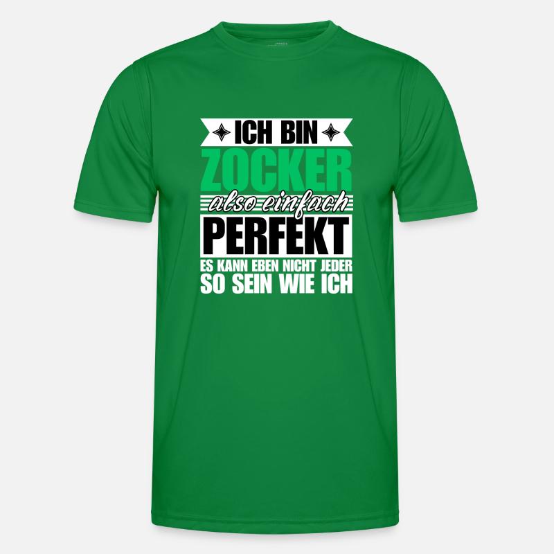 Perfekter Zocker Männer Funktions-T-Shirt