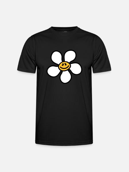 flowerinchen_3c - Men's Functional T-Shirt - black