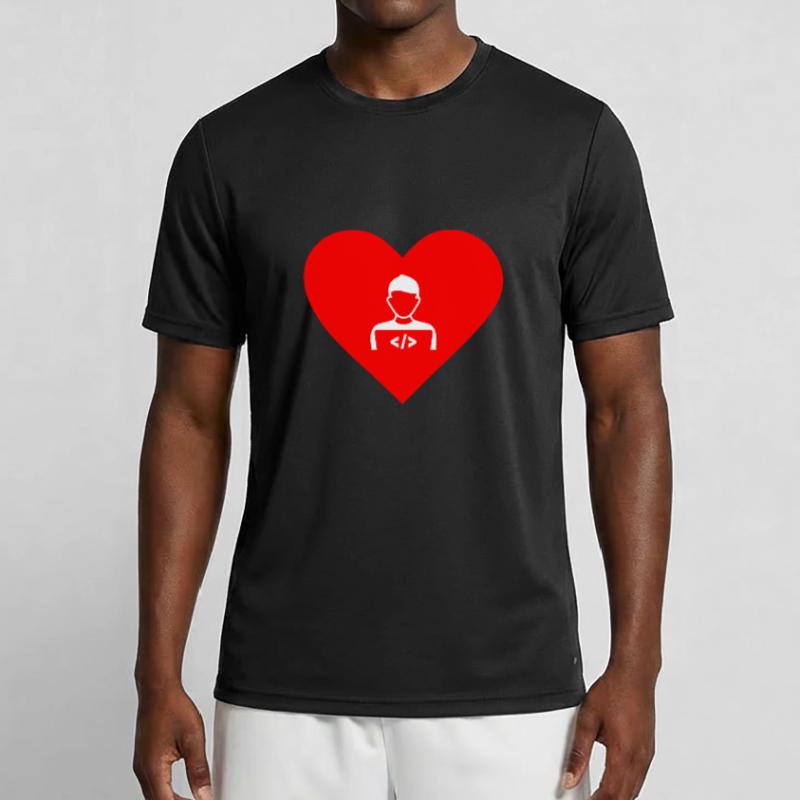 Verliebt in Software Developer, Softwareentwickler Männer Funktions-T-Shirt