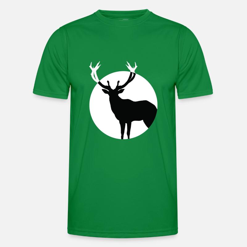 Hirsch Männer Funktions-T-Shirt