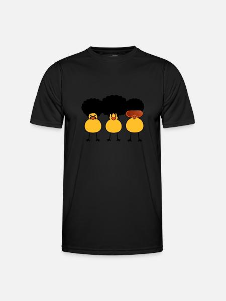Funky Chicks - T-shirt sport Homme - noir