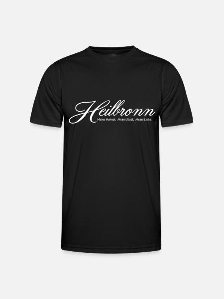 Heilbronn - Männer Funktions-T-Shirt - Schwarz