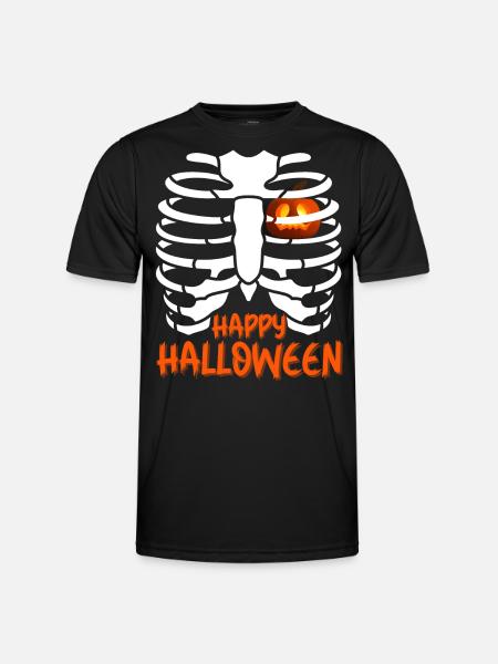 Joyeux halloween - T-shirt sport Homme - noir