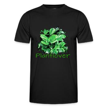 Philodendron, Pflanzen, Pflanze, Liebhaber - Männer Funktions-T-Shirt - Schwarz - Vorne - AI Model Male 178 dark (178cm)