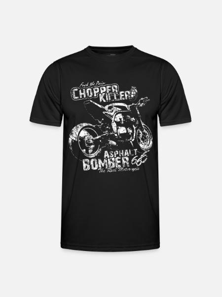 Streetfighter - Männer Funktions-T-Shirt - Schwarz