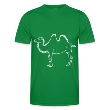 Kamel - Männer Funktions-T-Shirt - Kelly Green - Vorne - AI Model Male 178 dark (178cm)