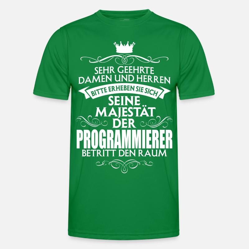 PROGRAMMIERER - Majestät Männer Funktions-T-Shirt