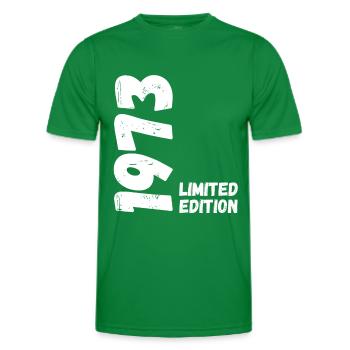 1973 Anniversaire en édition limitée - T-shirt sport Homme - vert - Devant - AI Model Male 178 dark (178cm)