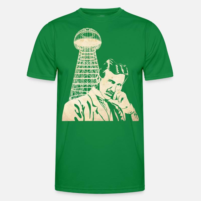 Nikola Tesla Men's Functional T-Shirt