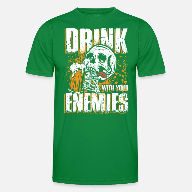 Buvez avec vos ennemis T-shirt sport Homme