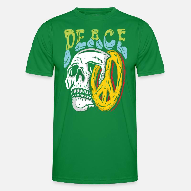 Peace Skull Men's Functional T-Shirt