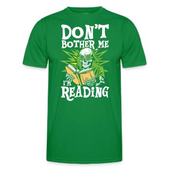 Ne me dérange pas, je lis | Club des lecteurs avides - T-shirt sport Homme - vert - Devant - AI Model Male 178 dark (178cm)
