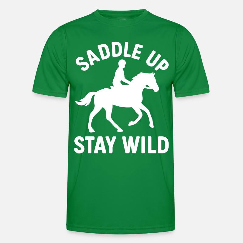 In the saddle For equestrian riders Men's Functional T-Shirt