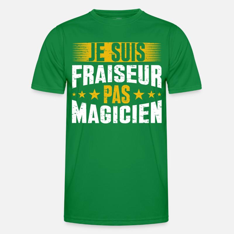Ich bin Müller, kein Zauberer Männer Funktions-T-Shirt