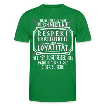 Wikinger - Außenseiter - Männer Funktions-T-Shirt - Kelly Green - Vorne - AI Model Male 178 dark (178cm)