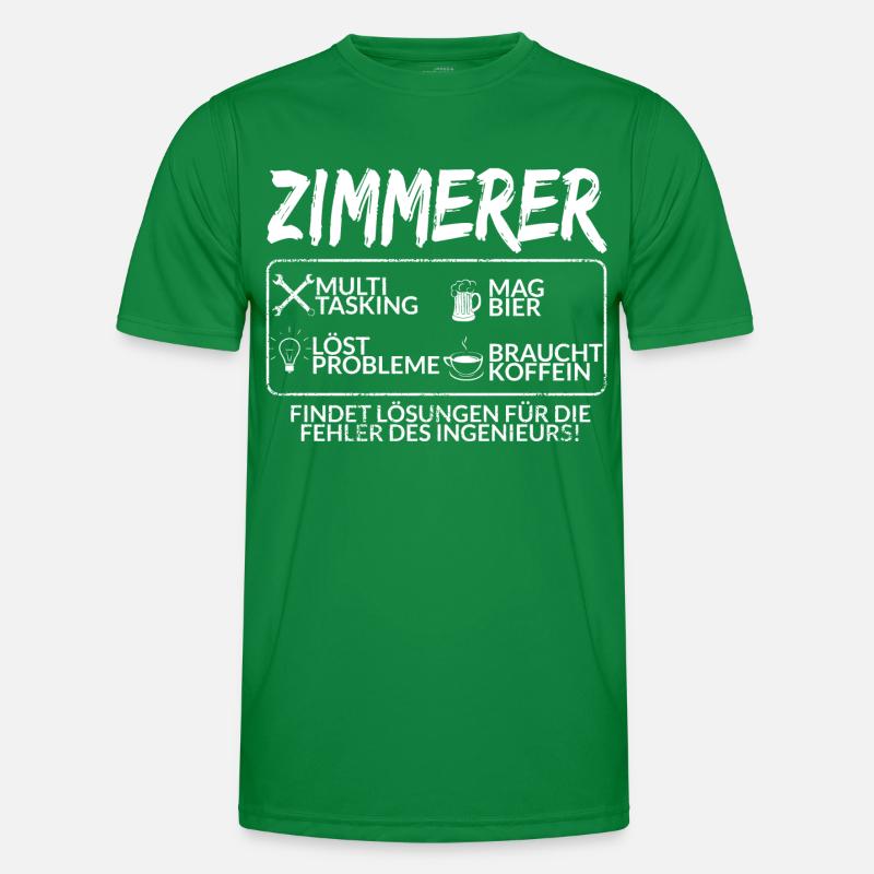 Der Zimmerer Männer Funktions-T-Shirt