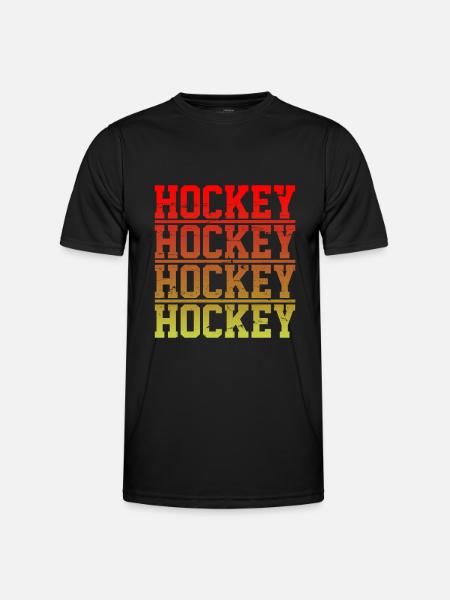 Hockey - Männer Funktions-T-Shirt - Schwarz