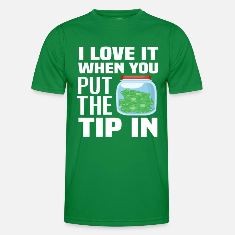 Bartender Tip Waiter Gift Men's Functional T-Shirt