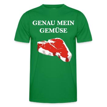 Genau mein Gemüse 3 - Männer Funktions-T-Shirt - Kelly Green - Vorne - AI Model Male 178 dark (178cm)