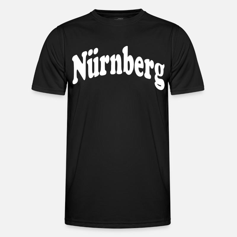 nürnberg - Männer Funktions-T-Shirt - Schwarz