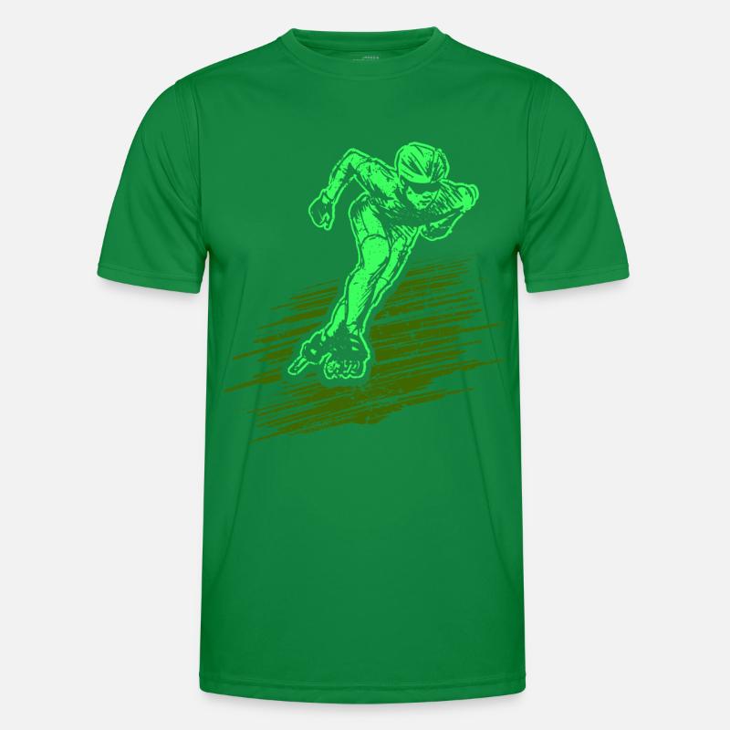 Inline Skates Männer Funktions-T-Shirt