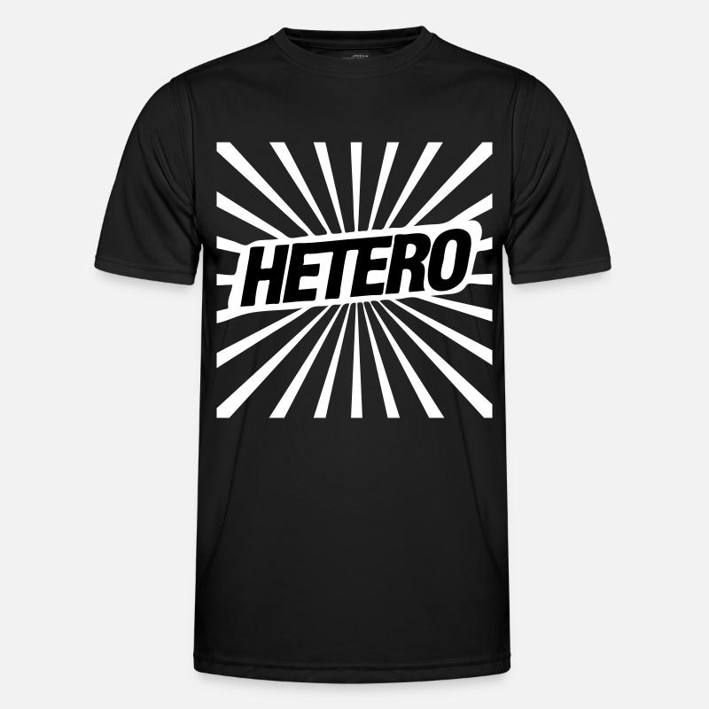 Hetero - was sonst! Männer Funktions-T-Shirt