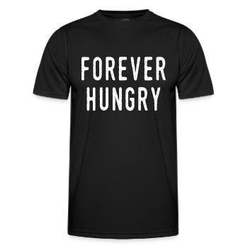 Ich habe immer Hunger - Männer Funktions-T-Shirt - Schwarz - Vorne - AI Model Male 178 dark (178cm)