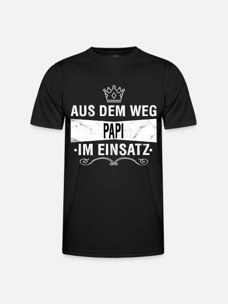 PAPI - Männer Funktions-T-Shirt - Schwarz