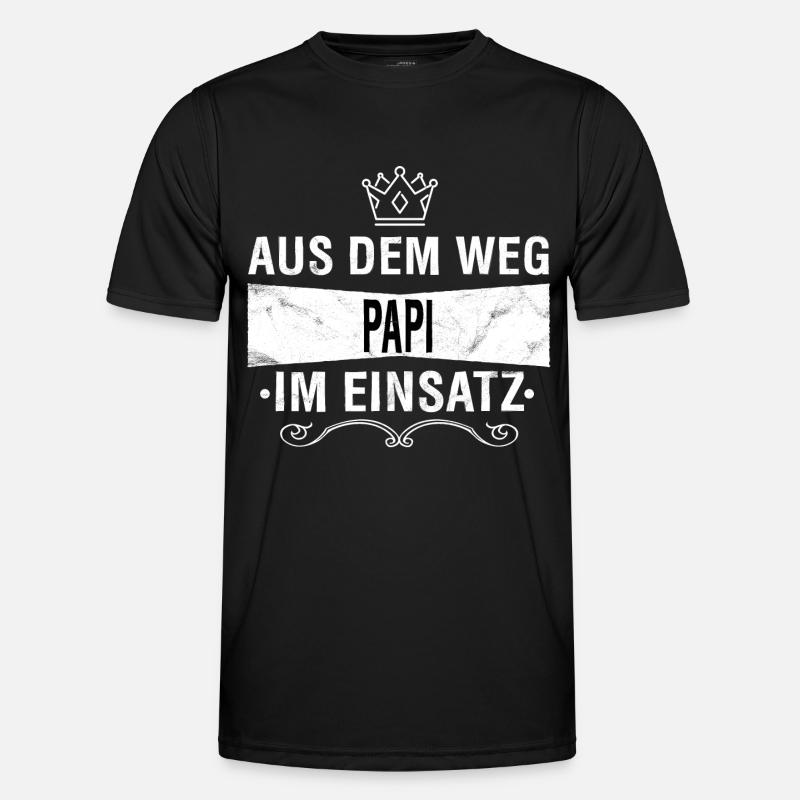 PAPI - Männer Funktions-T-Shirt - Schwarz
