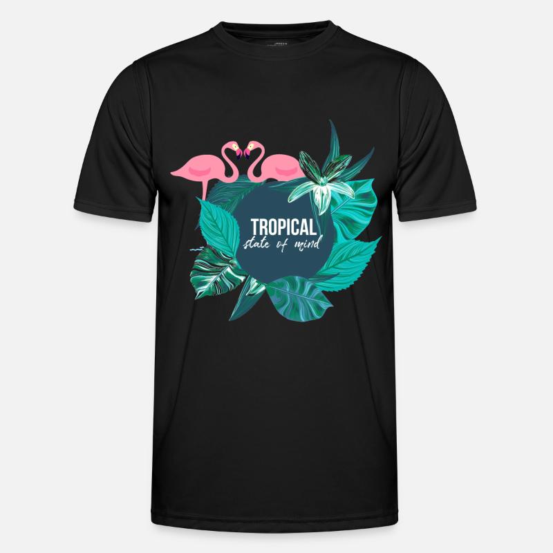 Tropisch Männer Funktions-T-Shirt