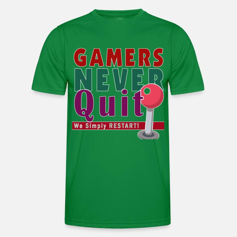 Gambling Gaming Gift Idea Nerd Men's Functional T-Shirt