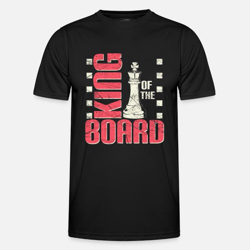 Chess saying - Men's Functional T-Shirt - black