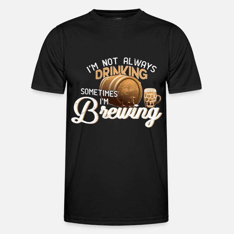 Beer brewer gift - Men's Functional T-Shirt - black
