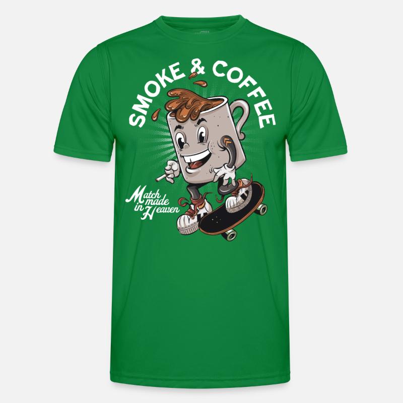 Cigarettes et café T-shirt sport Homme