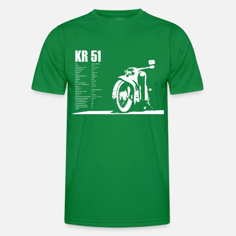 Simson Schwalbe Kr-51 Männer Funktions-T-Shirt